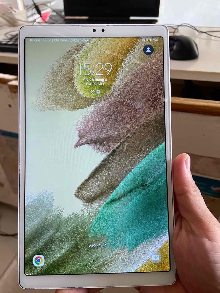 Samsung Galaxy Tab A7 Lite Bạc. Mua bán Máy tính bảng tại Huyện Lai Vung Đồng Tháp được đăng bởi Hữu Quan hình 1