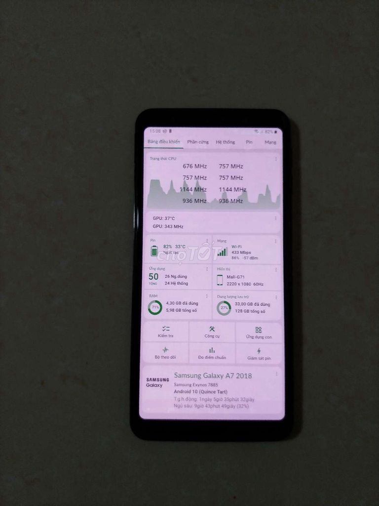 bán Samsung Galaxy A7 (2018)  6/128 như bài đăng ạ. Mua bán Điện thoại tại Quận 7 Tp Hồ Chí Minh được đăng bởi ĐIỆN THOẠI GIÁ TỐT QUẬN 7 hình 1
