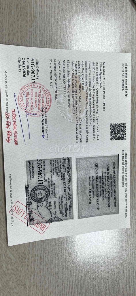 Nissan Terra S Số Sàn, Máy Dầu 2019 - 133943 km. Mua bán Ô tô tại Quận Bình Tân Tp Hồ Chí Minh được đăng bởi Lê Xuân hùng  hình 6