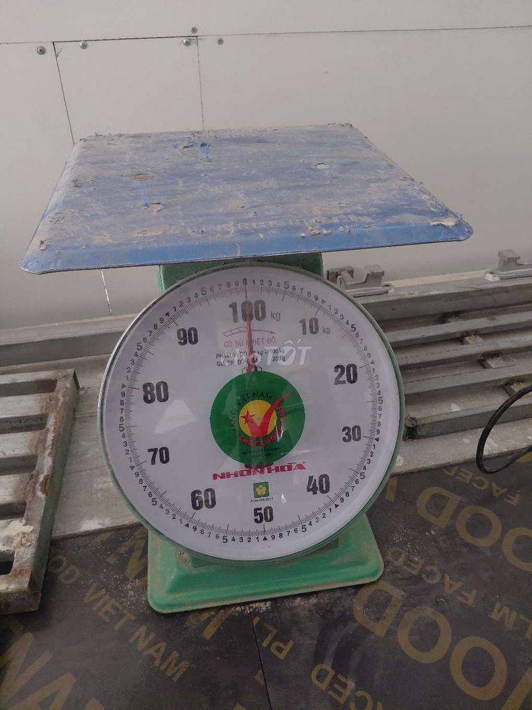 Cân đồng hồ Nhơn Hòa 100kg Xanh lá. Mua bán Nội thất, đồ gia dụng khác tại Quận Ngũ Hành Sơn Đà Nẵng được đăng bởi Nguyentai hình 1