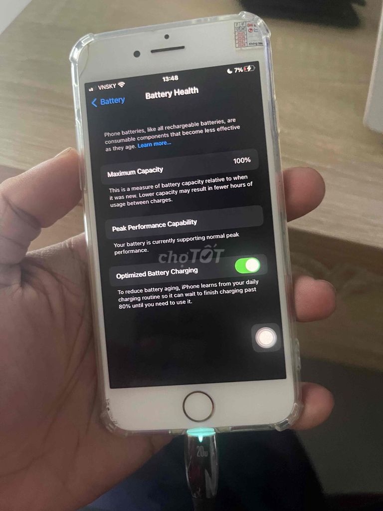 Apple iPhone 7 128GB Trắng Đã dùng. Mua bán Điện thoại tại Thành phố Thủ Đức Tp Hồ Chí Minh được đăng bởi Cao Vũ hình 1