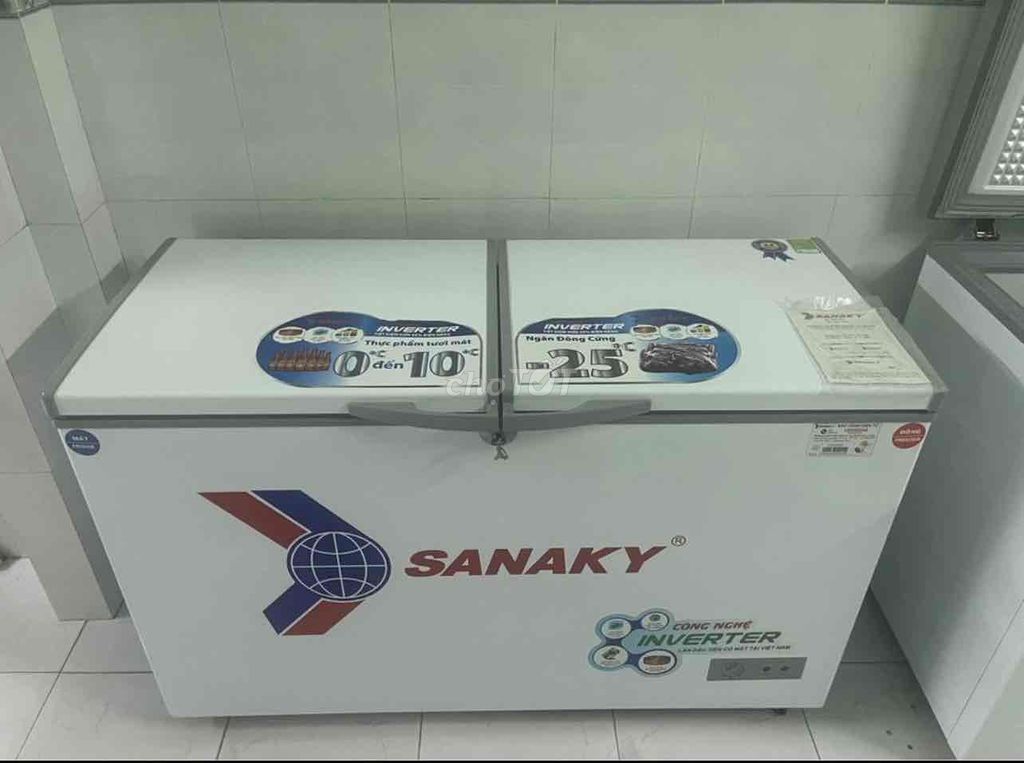 💥Thanh Lí Tủ Đông SANAKY400L INVERTER ĐỜI MỚI 99%💥