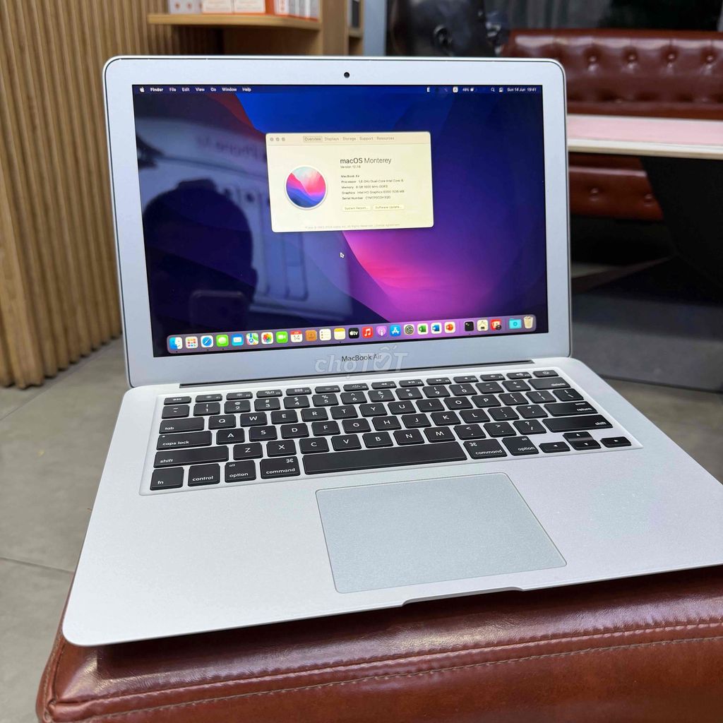 Apple Macbook Air 2017 Core i5 8GB Bạc. Mua bán Laptop tại Quận Thanh Khê Đà Nẵng được đăng bởi 515 STORE 515 Trần Cao Vân TRẢ GÓP BAO ĐẬU hình 1