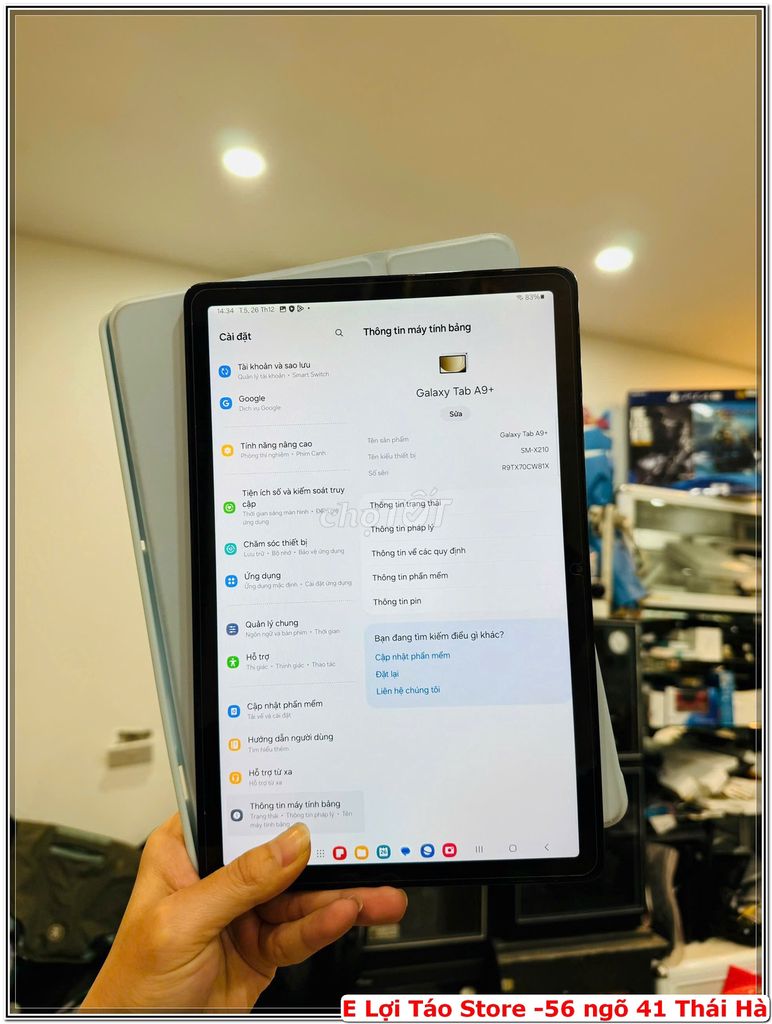 E pass lại SAMSUNG GALAXY TAB A9 PLUS 4/64GB WIFI