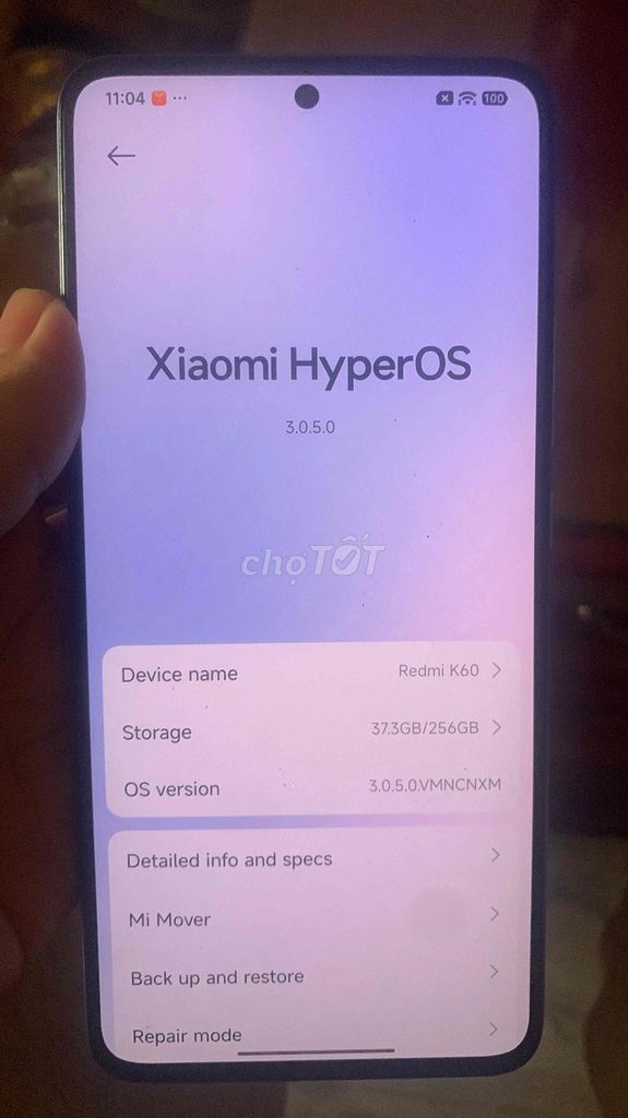 Xiaomi Redmi K60 256GB Xám. Mua bán Điện thoại tại Thành phố Hưng Yên Hưng Yên được đăng bởi Tùng Trần Vũ hình 1