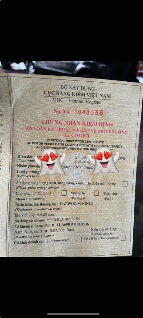 Daewoo Magnus 2007 - 186000 km . 2.5 AT. Mua bán Ô tô tại Quận 12 Tp Hồ Chí Minh được đăng bởi Ssong Mã hình 18
