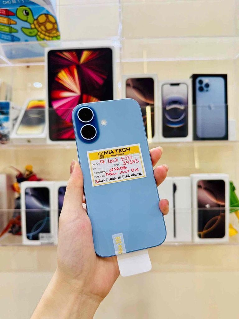 iPhone 17 256GB Xanh Blue New Act Onl. Mua bán Điện thoại tại Quận Ba Đình Hà Nội được đăng bởi Huy Trần hình 1