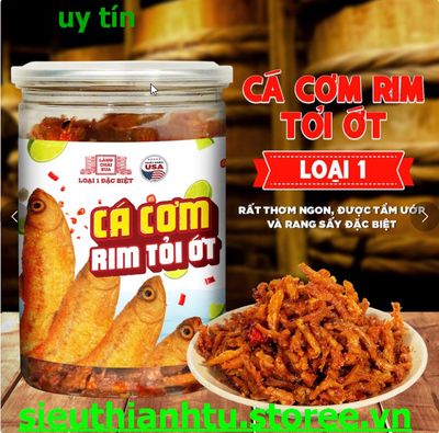 CÁ CƠM RIM TỎI ỚT LÀNG CHÀI XƯA LOẠI 1 HŨ 155G. Mua bán Đồ ăn, thực phẩm và các loại khác tại Quận Hoàng Mai Hà Nội được đăng bởi Siêu thị Anh Tú 68  