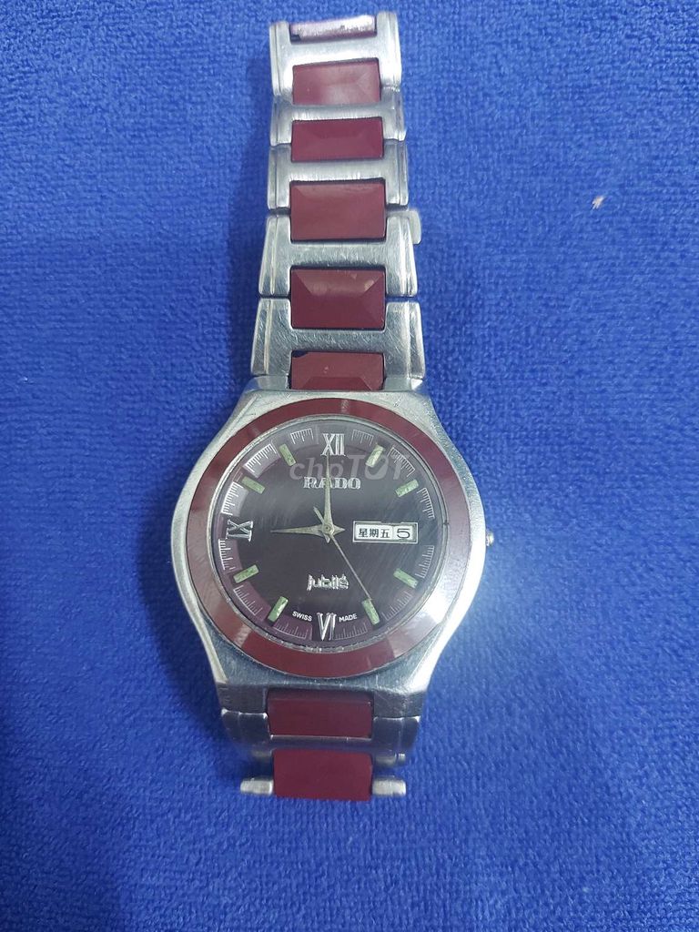 Đồng hồ Rado Jubilee Nam Inox Đỏ. Mua bán Đồng hồ tại Quận 10 Tp Hồ Chí Minh được đăng bởi Lee Bush hình 1