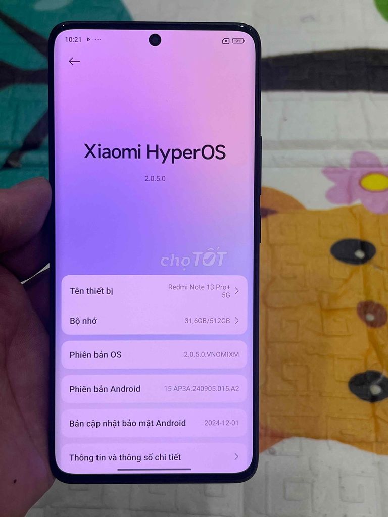 Xiaomi Redmi Note 13 Pro+ 16/512GB Đen. Mua bán Điện thoại tại Quận Hoàng Mai Hà Nội được đăng bởi Nguyennoi hình 1