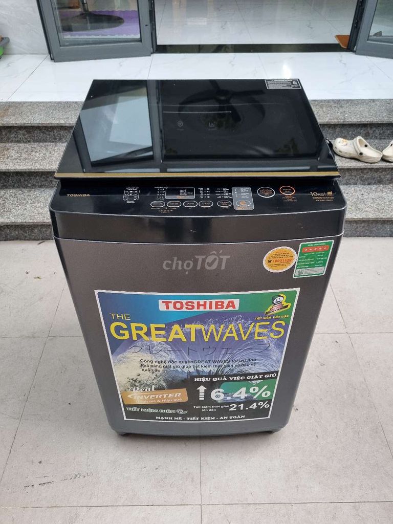 Máy giặt TOSHIBA INVERTER 10KG. Mua bán Máy giặt tại Thị xã Tân Uyên Bình Dương được đăng bởi Điện Máy Thanh Lý  hình 1