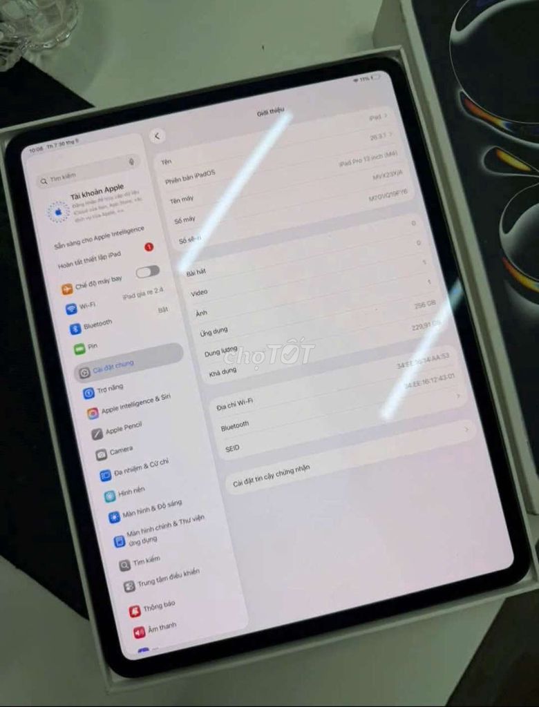 ipad pro m4 256 22tr. Mua bán Máy tính bảng tại Thành phố Thủ Đức Tp Hồ Chí Minh được đăng bởi Thai hình 1