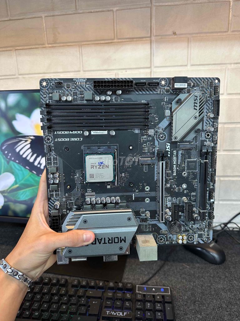 Bo mạch chủ MSI B450M Mortar zin keng. Mua bán Linh kiện (RAM, Card...) tại Quận Phú Nhuận Tp Hồ Chí Minh được đăng bởi tiến tài 770 nguyễn kiệm p4 quận phú nhuận hình 1