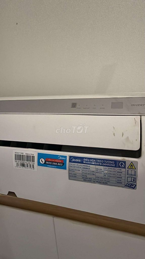 Điều hòa Midea 24000 BTU 2 chiều. Mua bán Máy lạnh, điều hoà tại Huyện Văn Giang Hưng Yên được đăng bởi Hoàng Ngọc hình 1
