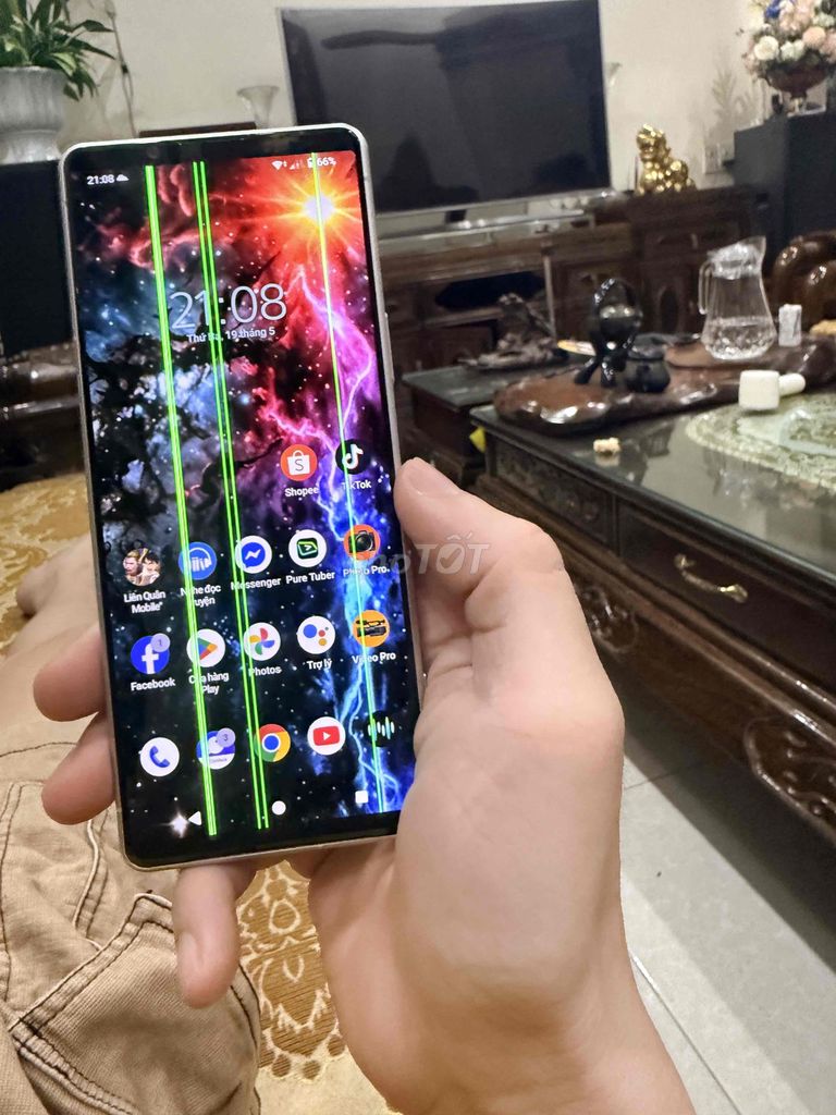 Sony Xperia 5 Mark IV Trắng sọc. Mua bán Điện thoại tại Huyện Tứ Kỳ Hải Dương được đăng bởi Trung hiền hình 1