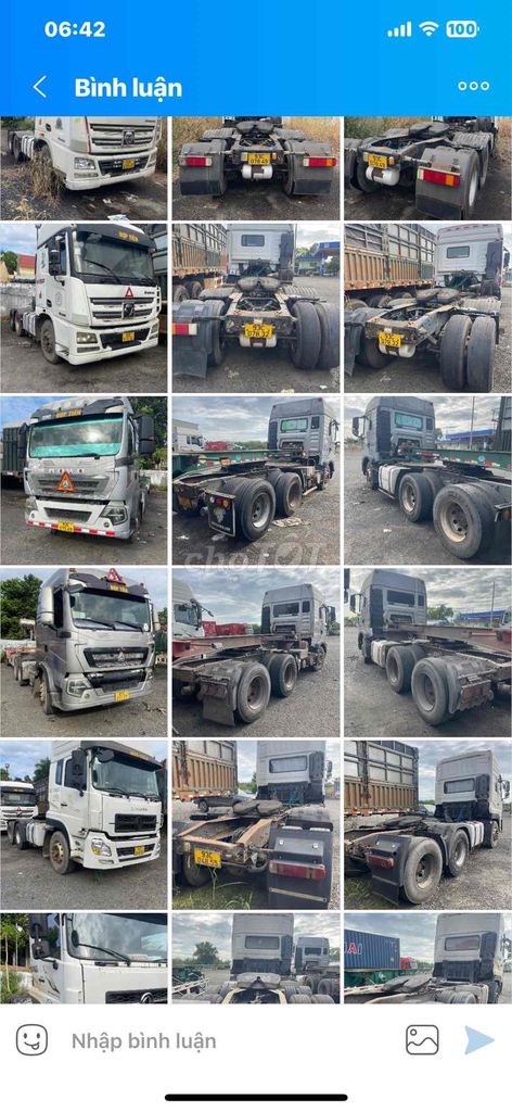 đầu kéo. Mua bán Xe tải, xe ben tại Huyện Bàu Bàng Bình Dương được đăng bởi huy bình dương hình 1