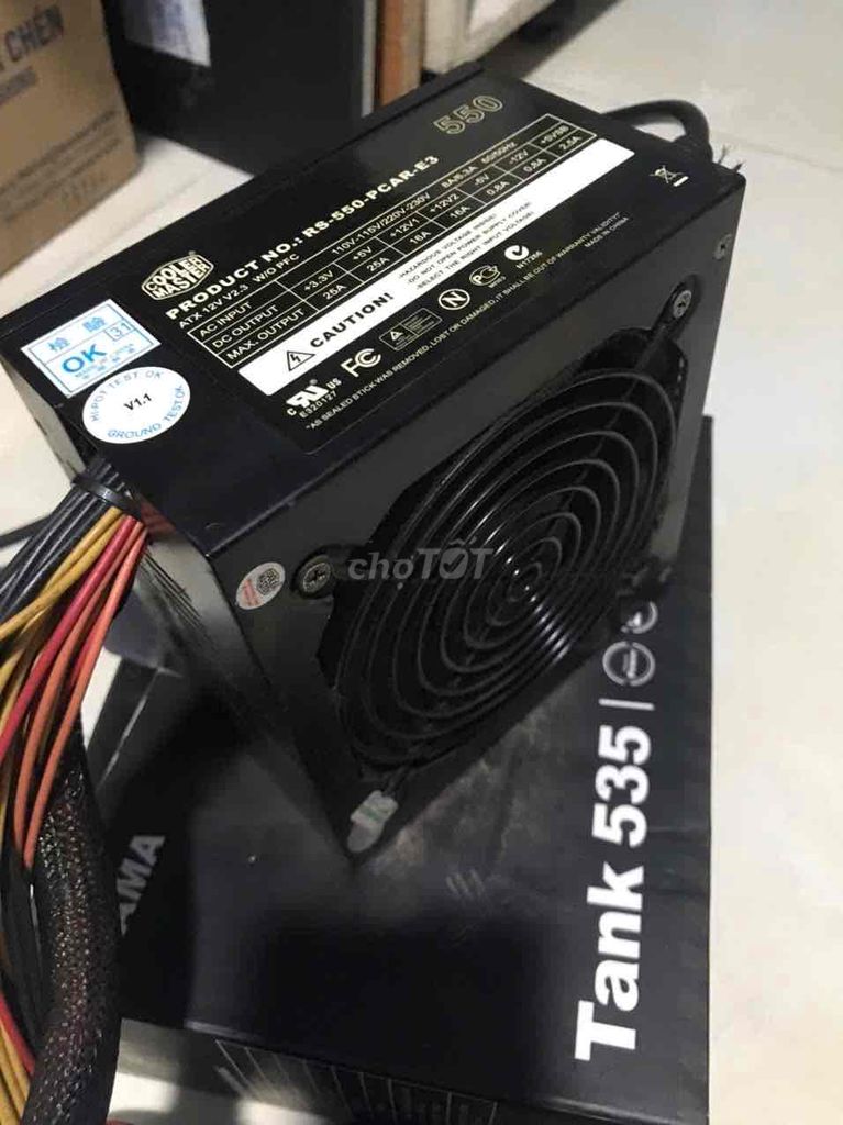 Nguồn Cooler Master 550w Zin