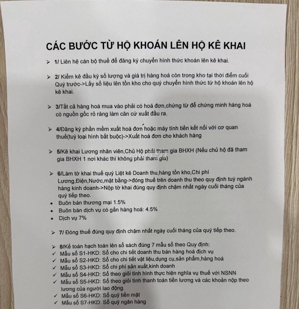 HỘ KINH DOANH. Dịch vụ tại Huyện Bình Chánh Tp Hồ Chí Minh được đăng bởi Hảo hình 1