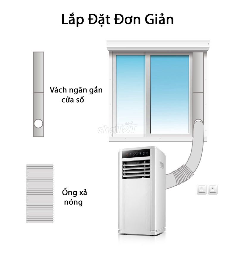 MÁY LẠNH DI ĐỘNG SEB - 1HP. Mua bán Máy lạnh, điều hoà tại Thành phố Huế Thừa Thiên Huế được đăng bởi Nhật hình 2