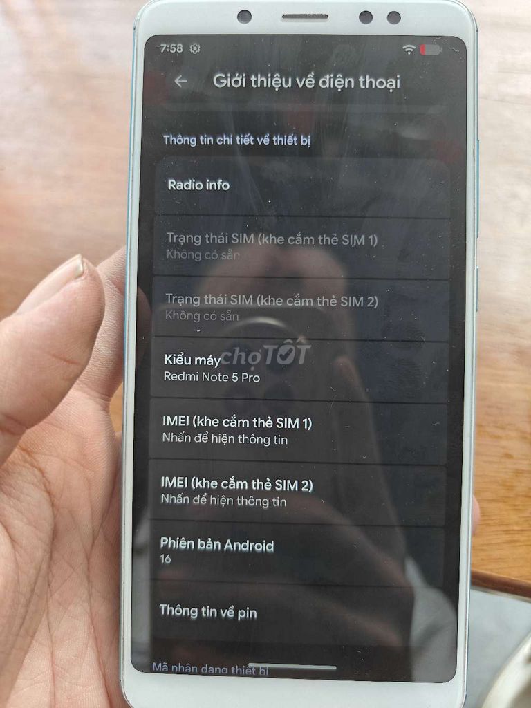 Xiaomi Redmi Note 5 Pro 64GB Xanh. Mua bán Điện thoại tại Quận Tân Phú Tp Hồ Chí Minh được đăng bởi Nguyễn Anh Tuấn hình 1
