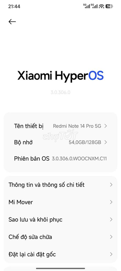 Xiaomi  Note 14 Pro 5G 8GB/128GB  zin đẹp, sạc zin. Mua bán Điện thoại tại Quận Gò Vấp Tp Hồ Chí Minh được đăng bởi Nguyễn Khôi hình 1