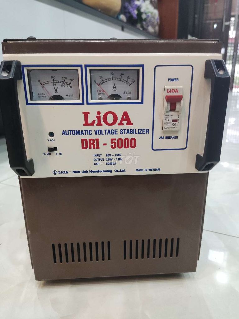 Ổn áp Lioa DRI-5000 5000VA. Mua bán Nội thất, đồ gia dụng khác tại Huyện Thái Thụy Thái Bình được đăng bởi Trung hình 1
