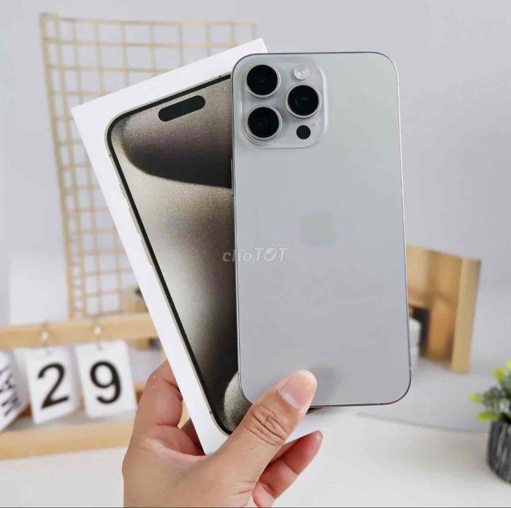 iPhone 15 Pro Max 256GB FULLBOX BH APPLE 2025. Mua bán Điện thoại tại Quận 10 Tp Hồ Chí Minh được đăng bởi iStockHCM hình 1