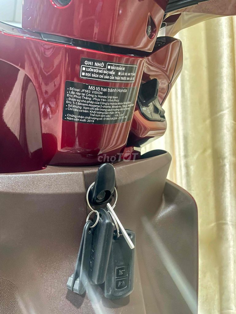Vision2019 Smartkey Nguyên Rin 100%. Mua bán Xe máy tại Quận Thanh Khê Đà Nẵng được đăng bởi XE MÁY TIÊN hình 7