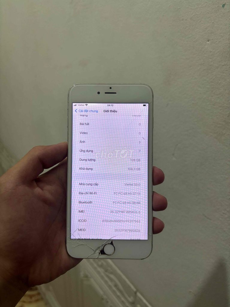 Apple iPhone 6s Plus 128GB Bạc. Mua bán Điện thoại tại Quận Hoàng Mai Hà Nội được đăng bởi Mạnh Dũng Android hình 1