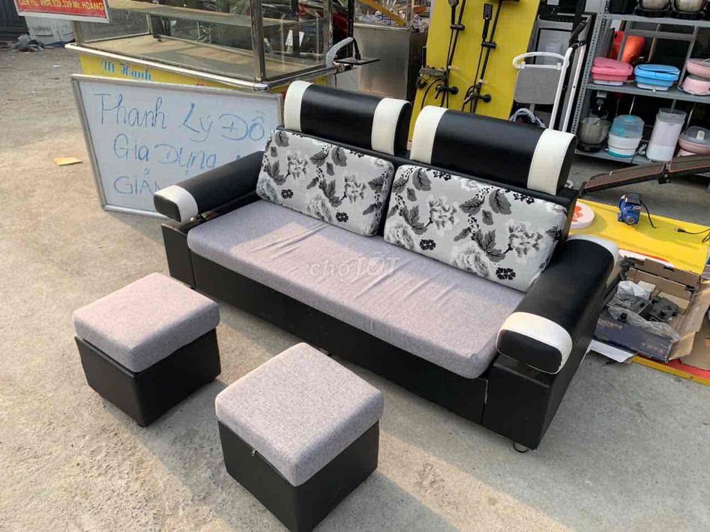 thanh lý sofa băng 2 đầu