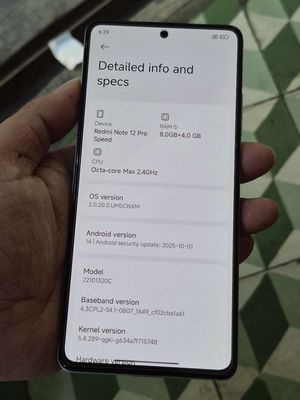 Xiaomi Note 12 Pro Speed 256GB 99%