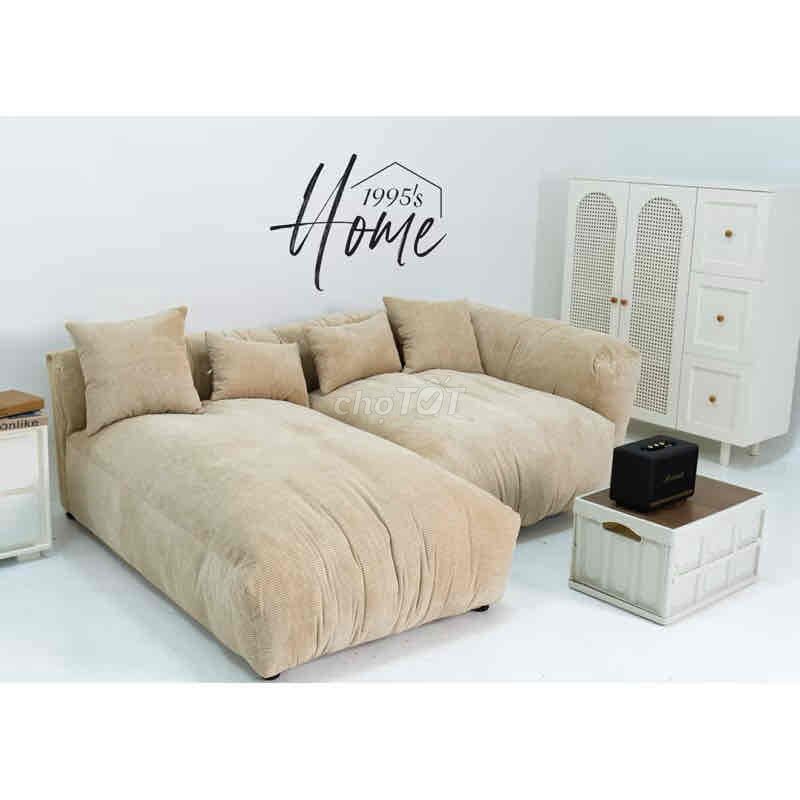 Sofa Vải chữ L 1m8 Dùng được 3 tháng còn mới 95%