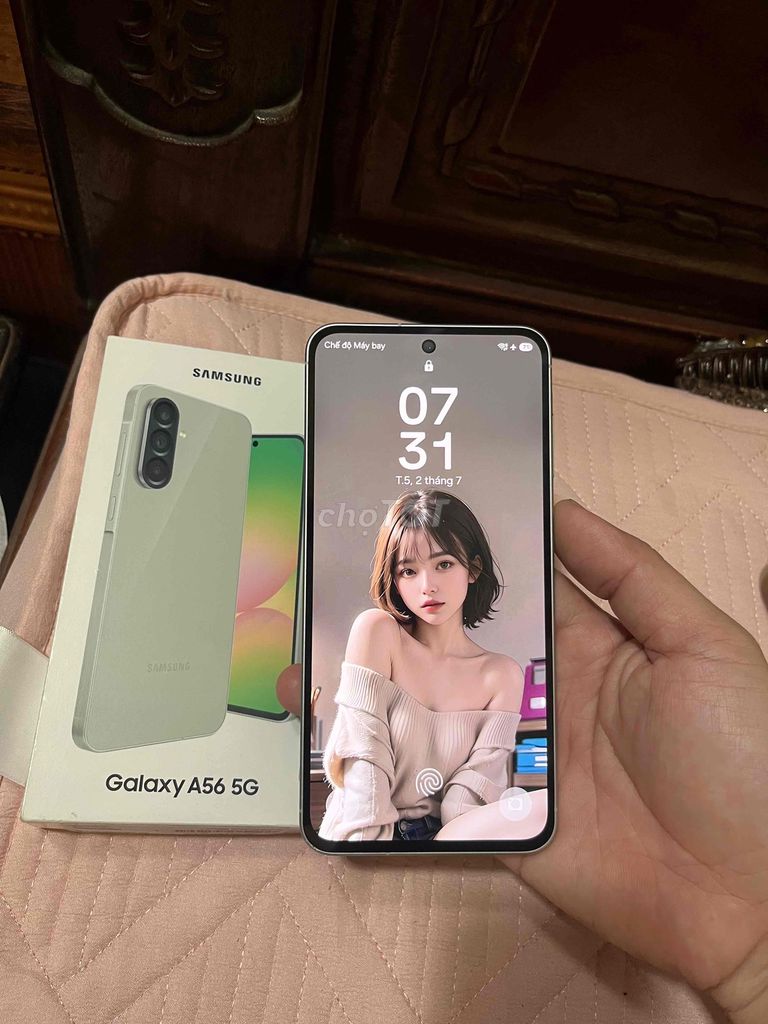Samsung Galaxy A56 5G Xám Đã sử dụng. Mua bán Điện thoại tại Huyện Nam Trực Nam Định được đăng bởi tuân bui hình 1