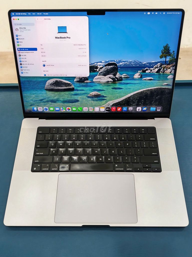 SALE - MacBook Pro 16" M1 Pro 32GB 1TB Zin Đẹp 99%. Mua bán Laptop tại Quận Phú Nhuận Tp Hồ Chí Minh được đăng bởi TYMO Việt Nam hình 1