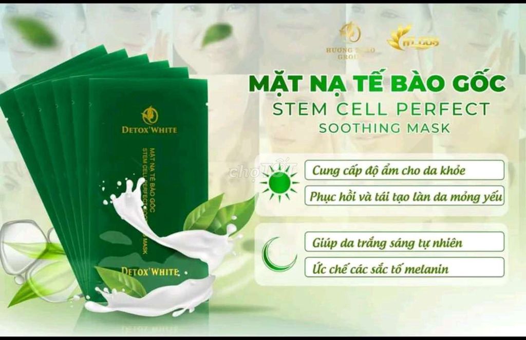 Mặt nạ tế bào gốc Detox White, 1 hộp 6 cái. Mua bán Phụ kiện thời trang khác tại Quận Đồ Sơn Hải Phòng được đăng bởi Ngovandatdeptrai hình 1