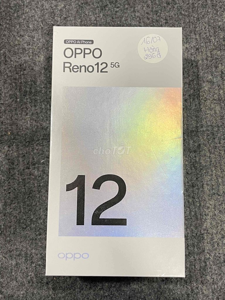 Oppo Reno 12 5G 12GB 256GB Fullbox, chính hãng VN