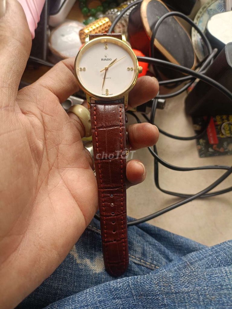 Đồng hồ Rado Nam Thép không gỉ Dây da Nâu Vàng. Mua bán Đồng hồ tại Quận Gò Vấp Tp Hồ Chí Minh được đăng bởi nguyen nguyen hình 1