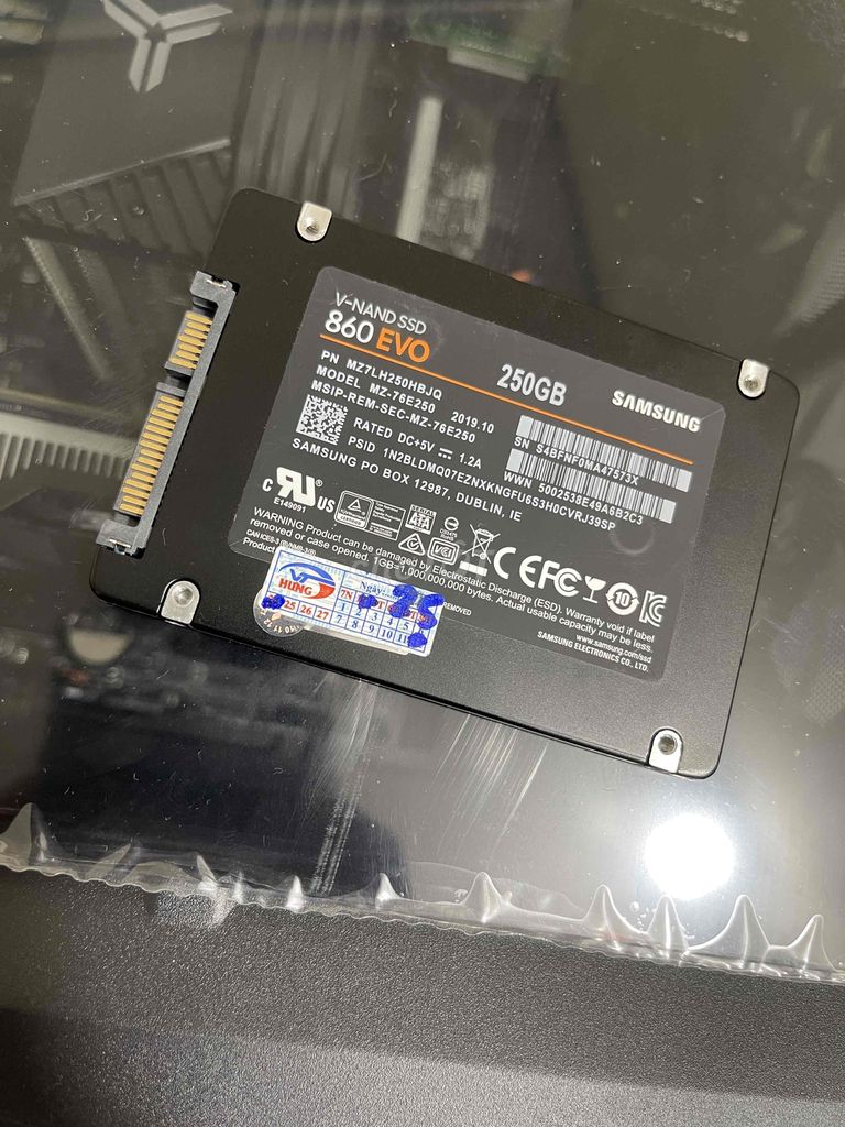 Ổ Samssung từ laptop ra SSD 250G good