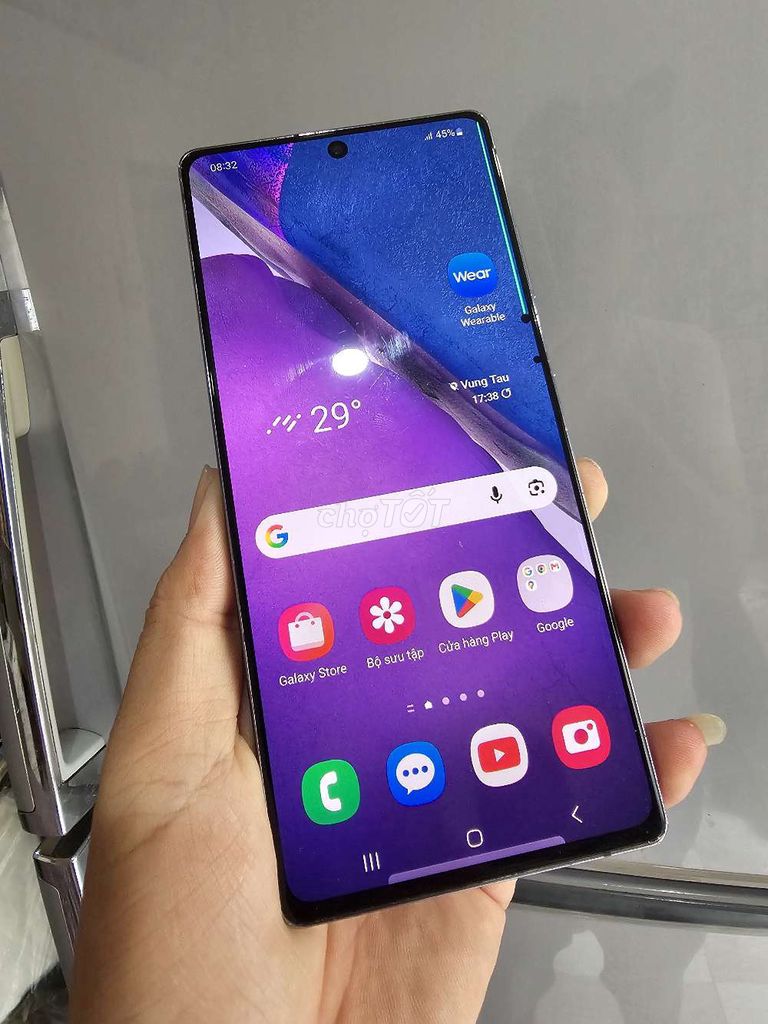 Samsung Note 20 256GB 2 SIM Đã sử dụng. Mua bán Điện thoại tại Thành phố Vũng Tàu Bà Rịa - Vũng Tàu được đăng bởi balem mobile hình 1