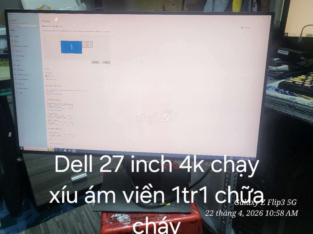 Dell 27 inch 4K Màn hình máy tính. Mua bán Phụ kiện (Màn hình, Chuột...) tại Quận Tân Phú Tp Hồ Chí Minh được đăng bởi Nguyễn Duy Nam hình 1