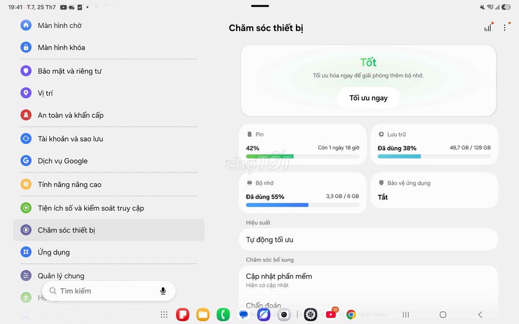 Samsung Galaxy Tab S9 FE 5G 6GB/128GB. Mua bán Máy tính bảng tại Thành phố Biên Hòa Đồng Nai được đăng bởi Tai hình 1