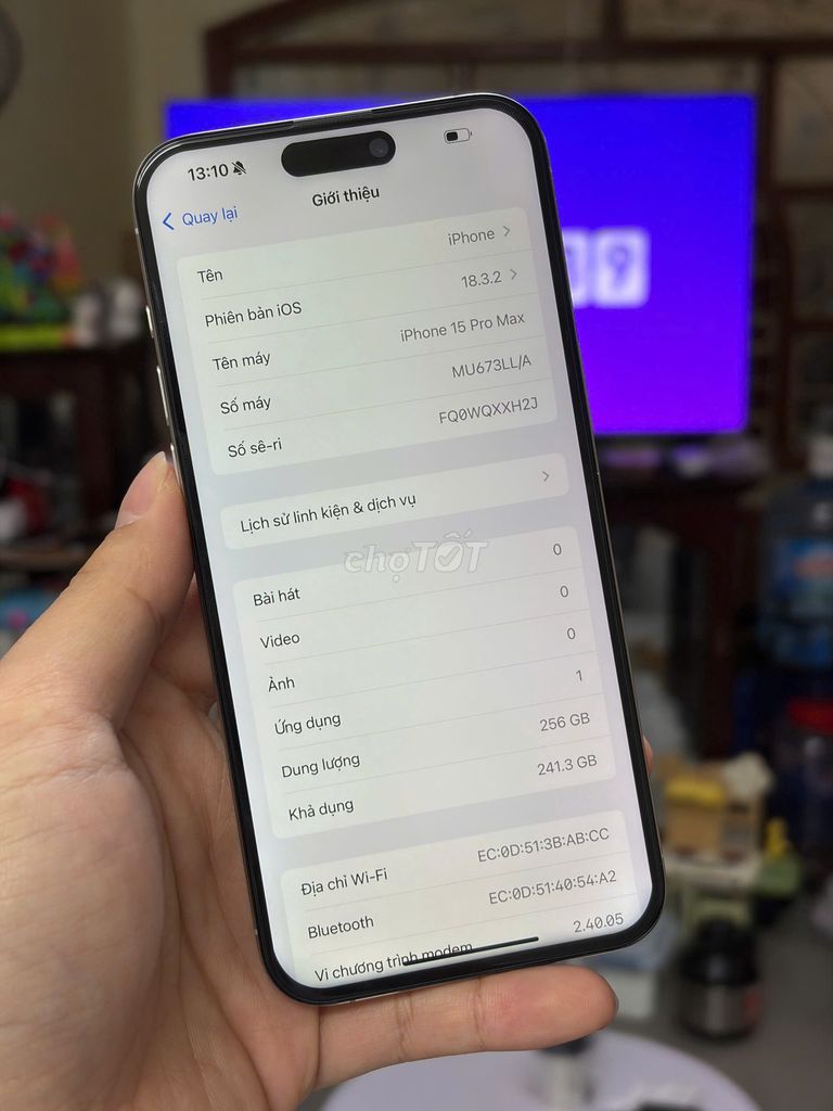 💖iphone 15 pro max quốc tế 256gb thay màn fhd 120h. Mua bán Điện thoại tại Quận Thanh Xuân Hà Nội được đăng bởi Thành Vũ Mobile hình 6
