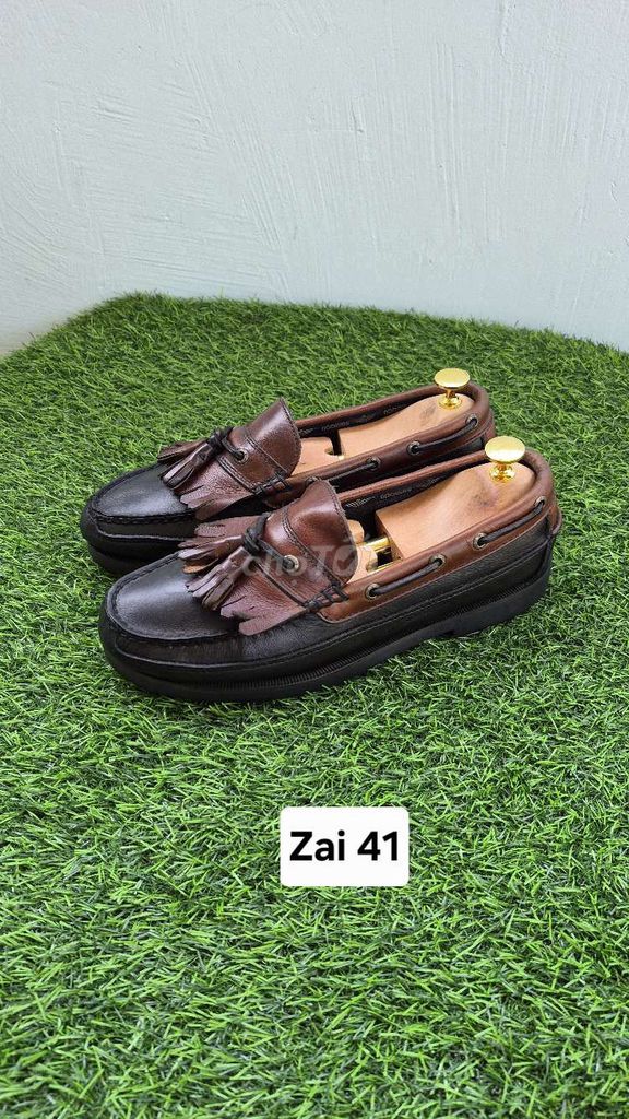 Giày lười Nam Da thật size 41. Mua bán Giày dép tại Huyện Nhơn Trạch Đồng Nai được đăng bởi Túi Si Ngọc Khánh  hình 1