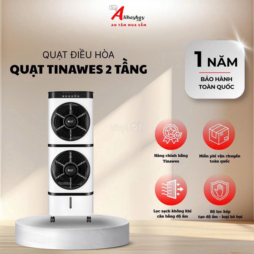 Quạt điều hòa Tinawes 2 tầng Trắng. Mua bán Quạt tại Quận Đống Đa Hà Nội được đăng bởi Nguyễn Thanh Bình hình 1