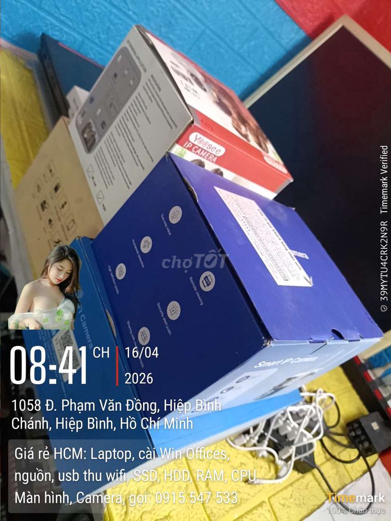 Camera an ninh Yoosee Hai mắt 16Mp 490k. Mua bán Máy ảnh, Máy quay tại Thành phố Thủ Đức Tp Hồ Chí Minh được đăng bởi Cũ Giá Rẻ hình 1
