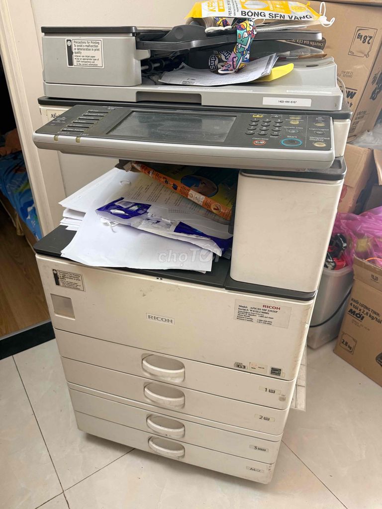 Máy photocopy Ricoh Aficio MP 2852 Trắng. Mua bán Đồ dùng văn phòng tại Huyện Bình Chánh Tp Hồ Chí Minh được đăng bởi Phan Phước Hiền hình 1