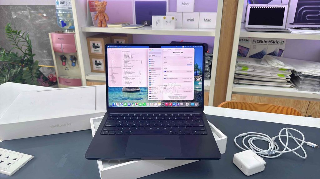 MacBook Air M2/8GB/512GB Midnight. Mua bán Laptop tại Quận Thanh Khê Đà Nẵng được đăng bởi Tín Phát Apple hình 1