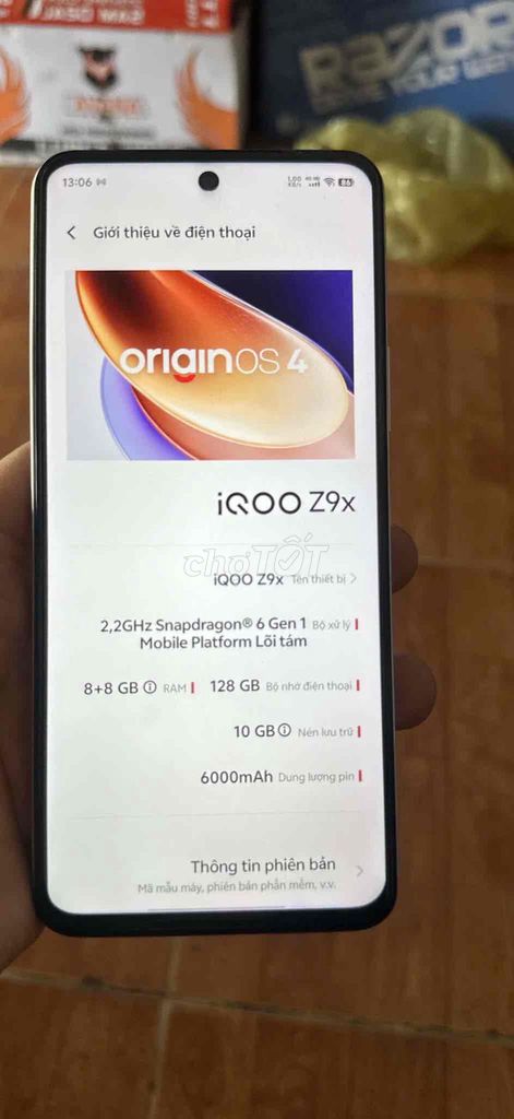 IQOO Z9X 8GB/128GB Trắng. Mua bán Điện thoại tại Thị xã Phú Mỹ Bà Rịa - Vũng Tàu được đăng bởi Dương Phi Vũ hình 1