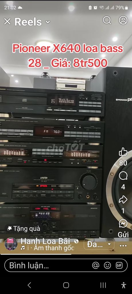 Dàn âm thanh Pioneer X640 Đen. Mua bán Tivi, Âm thanh tại Thành phố Qui Nhơn Bình Định được đăng bởi Ngọc Minh Võ hình 1