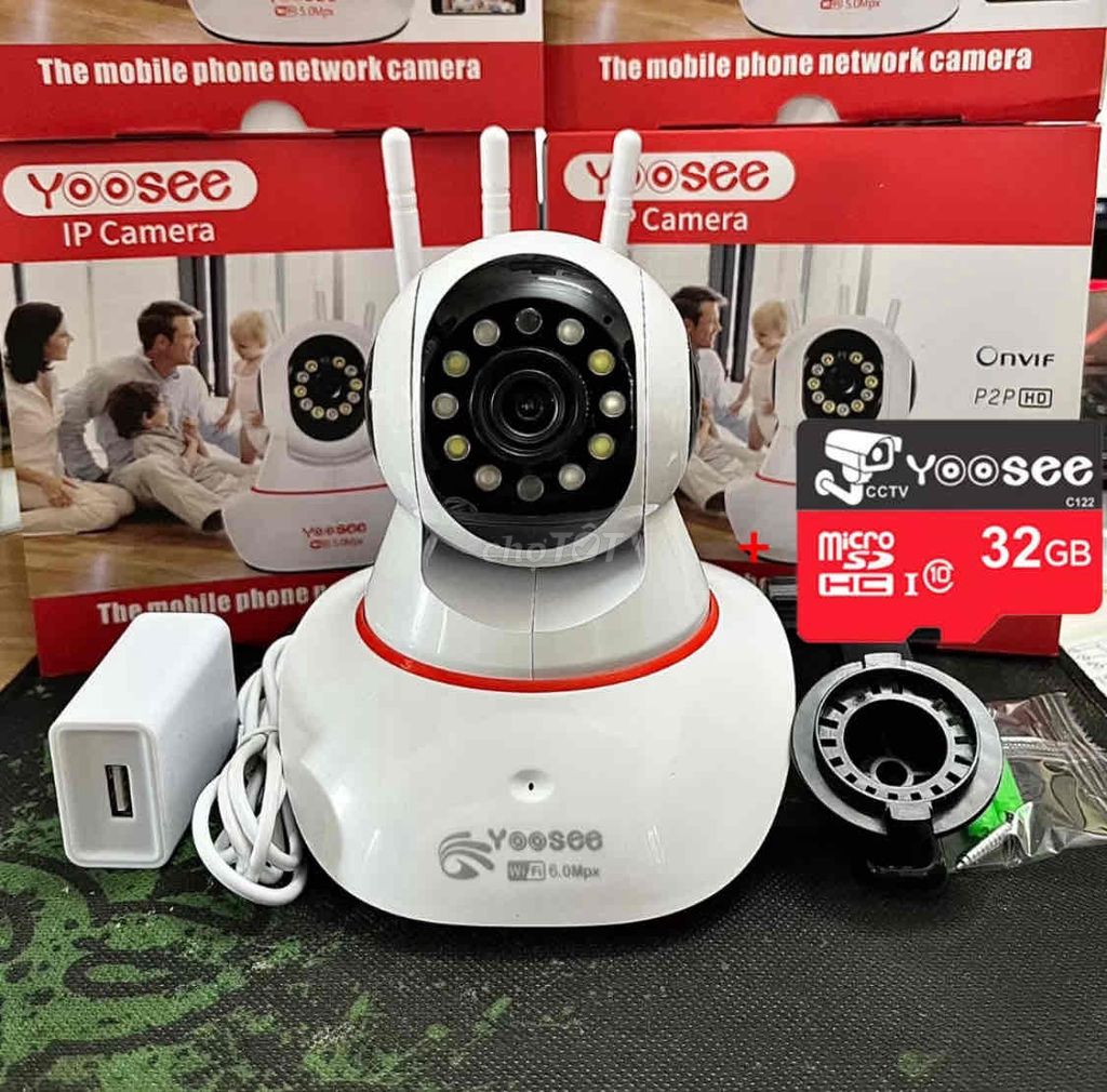 Camera IP Yoosee 6.0Mpx Trắng. Mua bán Máy ảnh, Máy quay tại Quận Sơn Trà Đà Nẵng được đăng bởi Hiền  hình 1